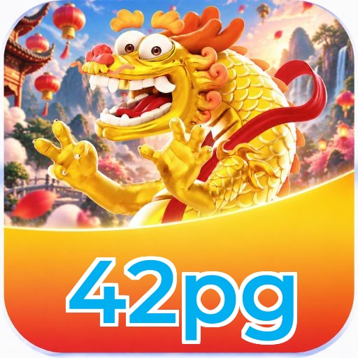 Interface da plataforma 42pg mostrando slots populares e bônus de boas-vindas
